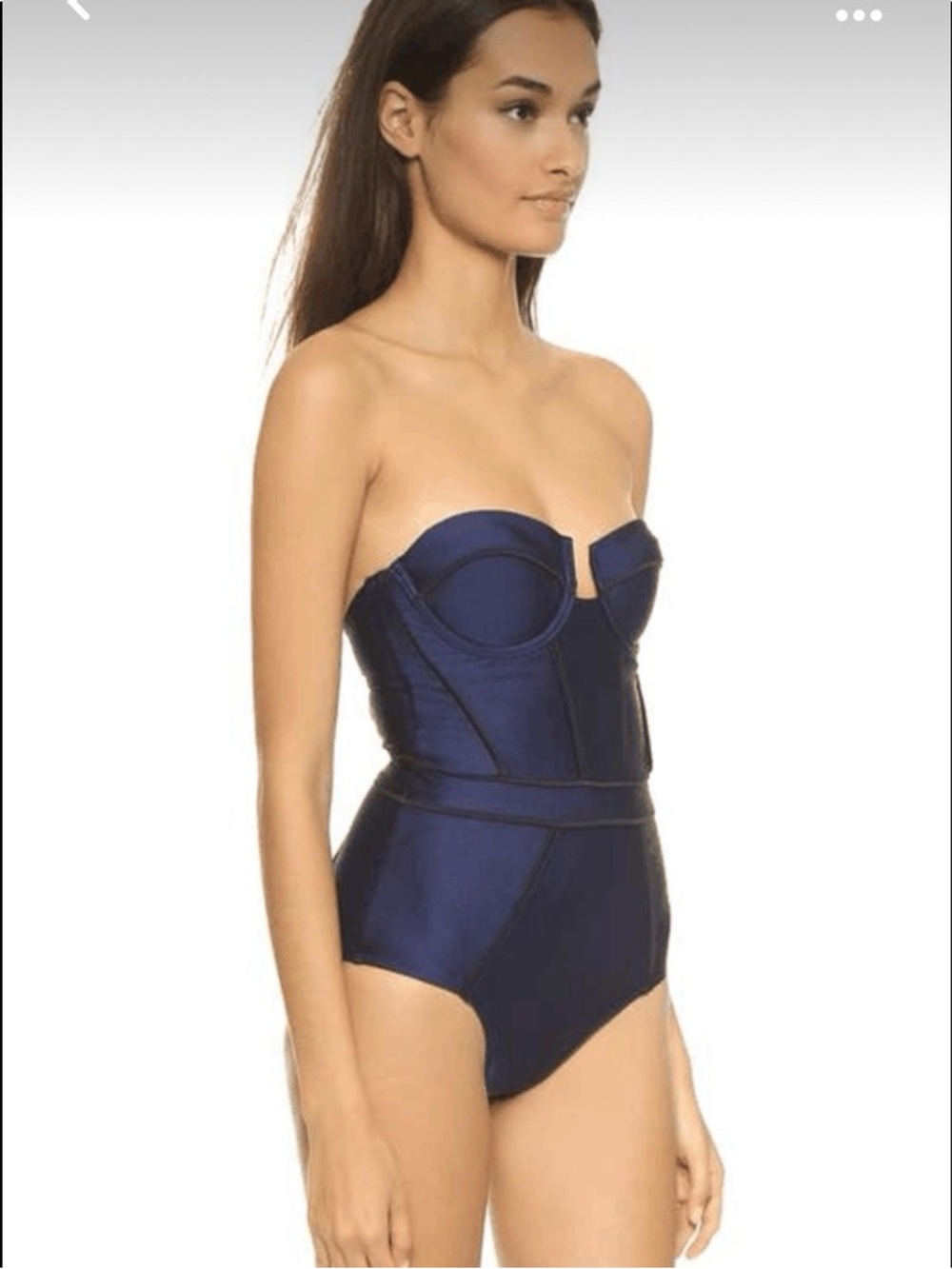 Suboo Navy and Black Paneled One Piece Swimsuit NWT size 0